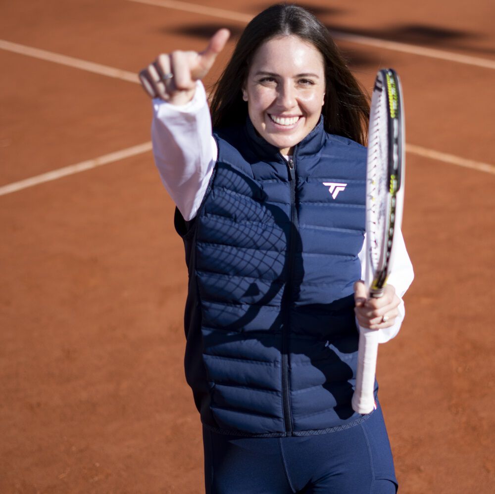 NAVY TECH SLEEVELESS UNISEX JACKET | Tecnifibre NAVY TECH SLEEVELESS UNISEX JACKET | Tecnifibre